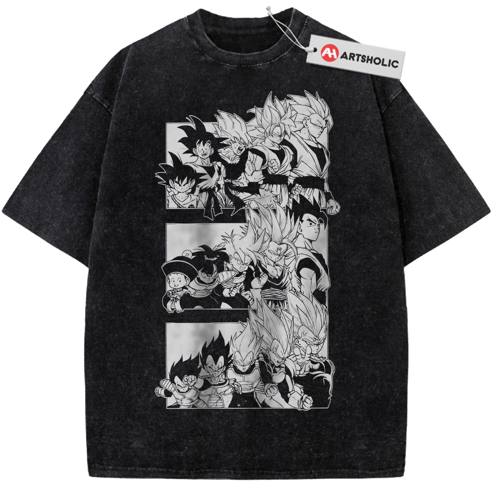 Vegeta Shirt, Son Goku Shirt, Gohan Shirt, Dragon Ball Shirt, DBZ Shirt, Anime Shirt, Vintage Tee