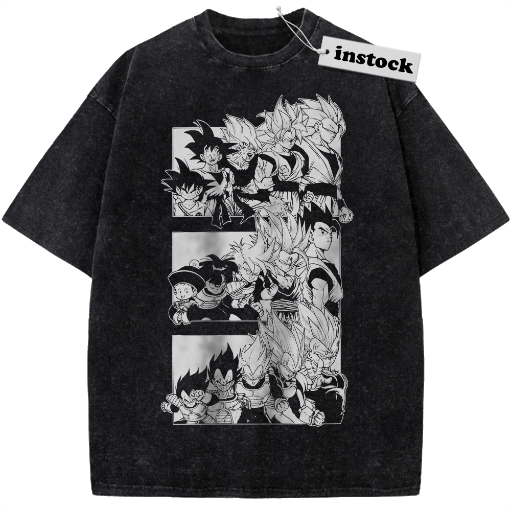 Vegeta Shirt, Son Goku Shirt, Gohan Shirt, Dragon Ball Shirt, DBZ Shirt, Anime Shirt, Vintage Tee