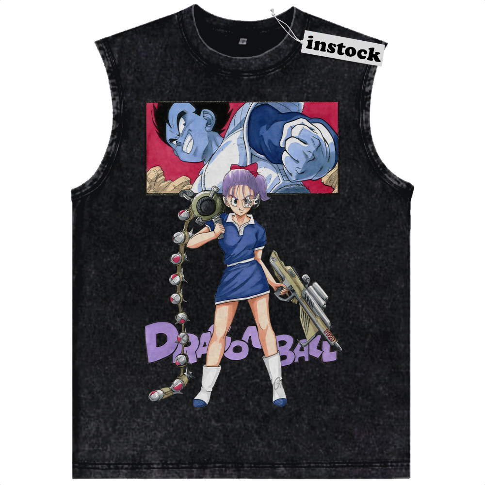 Vegeta Tank Top, Bulma Tank Top, Dragon Ball Tank Top, DBZ Tank Top, Anime Tank Top, Vintage Tank Top