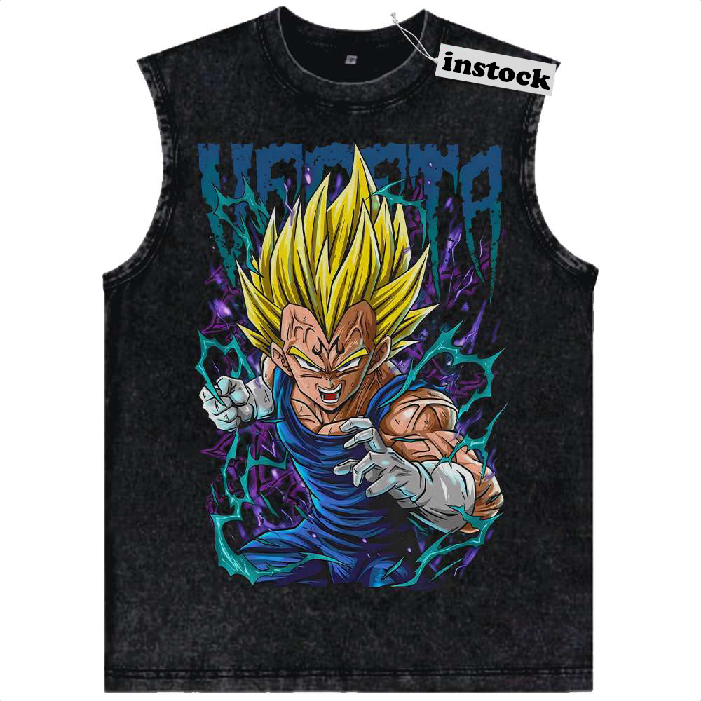 Vegeta Tank Top, Dragon Ball Tank Top, Anime Tank Top, Vintage Tank Top