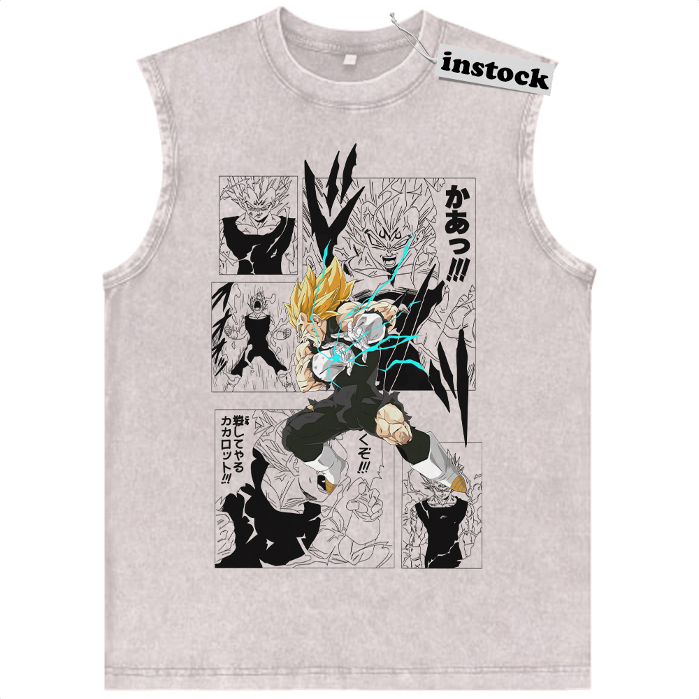 Vegeta Tank Top, Dragon Ball Tank Top, DBZ Tank Top, Anime Tank Top, Vintage Tank Top