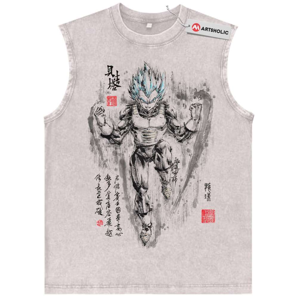 Vegeta Tank Top, Dragon Ball Tank Top, DBZ Tank Top, Anime Tank Top, Vintage Tank Top