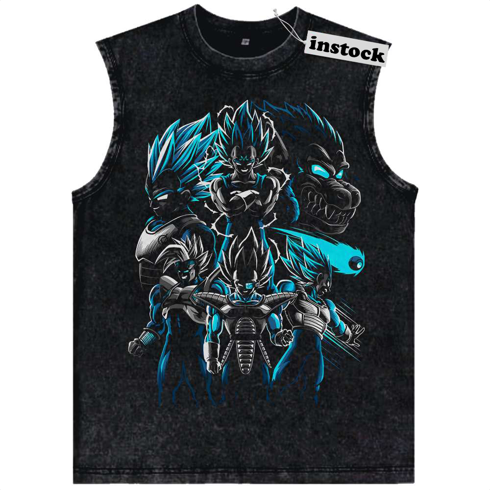 Vegeta Tank Top, Dragon Ball Z Tank Top, DBZ Tank Top, Anime Tank Top, Vintage Tank Top