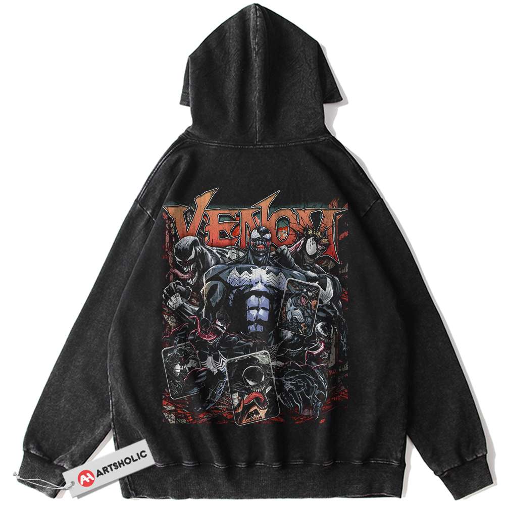Venom Hoodie, Marvel Comics Hoodie, Vintage Hoodie