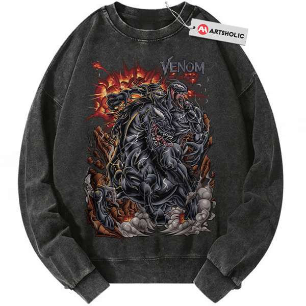 Venom Sweatshirt, Marvel Comics Sweatshirt, Vintage Sweatshirt