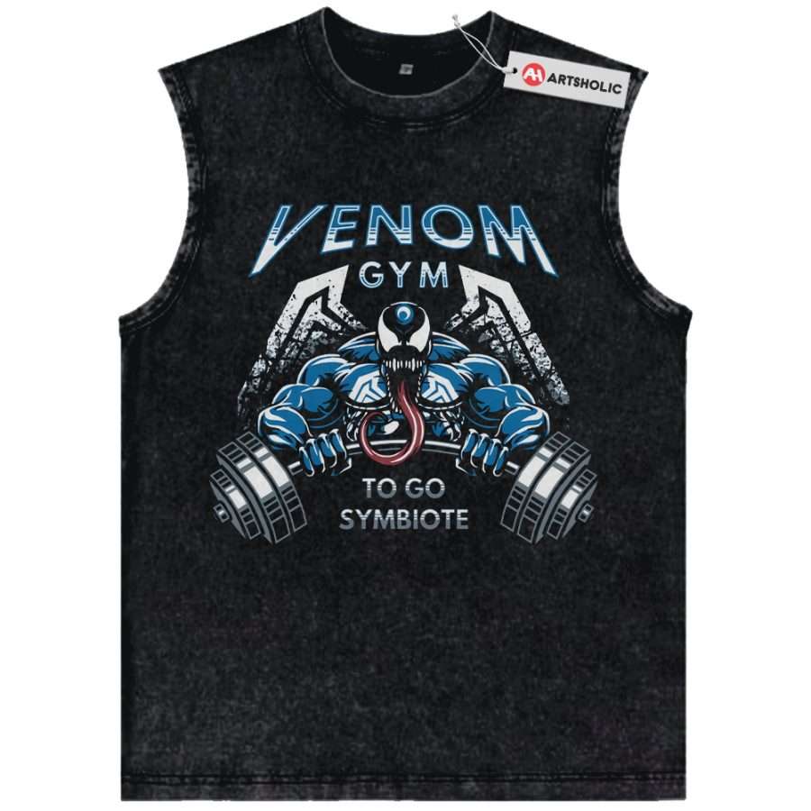 Alternative view of Venom Tank Top, Marvel Comics Tank Top, Vintage Tank Top