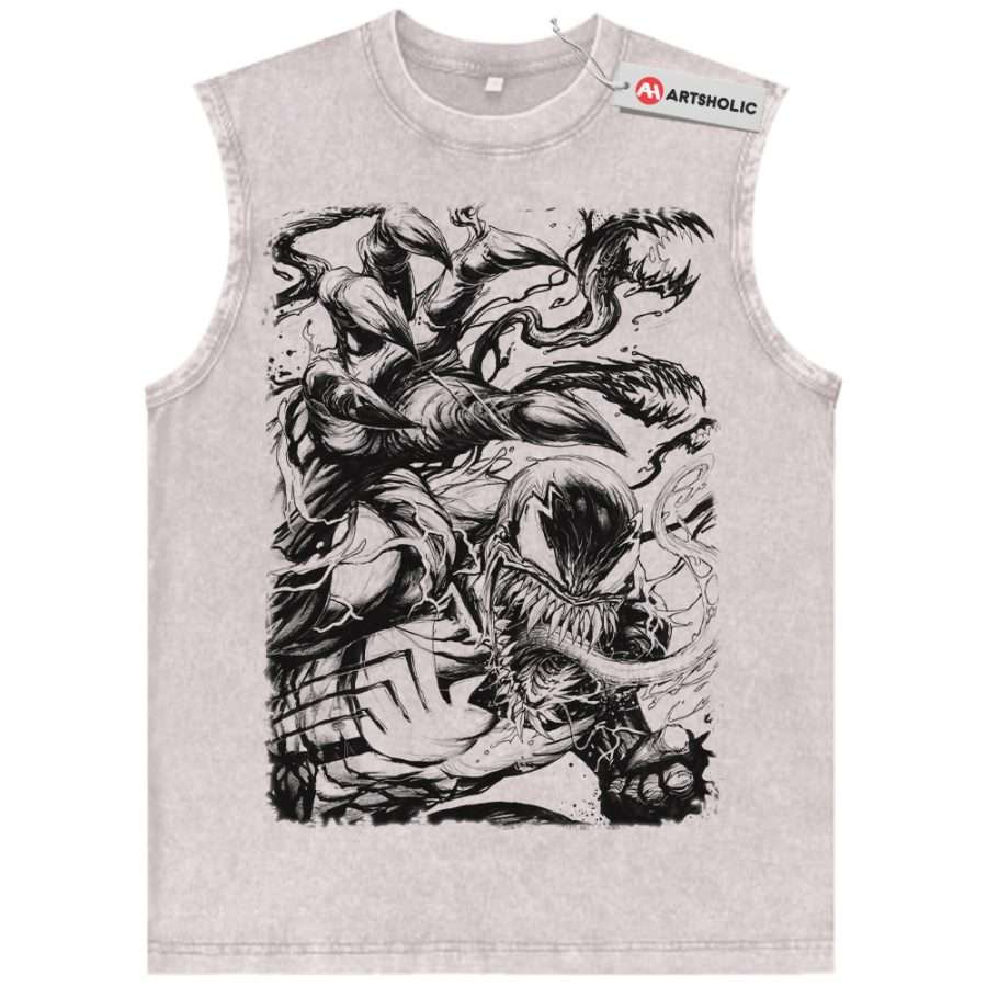 Alternative view of Venom Tank Top, Marvel Comics Tank Top, Vintage Tank Top