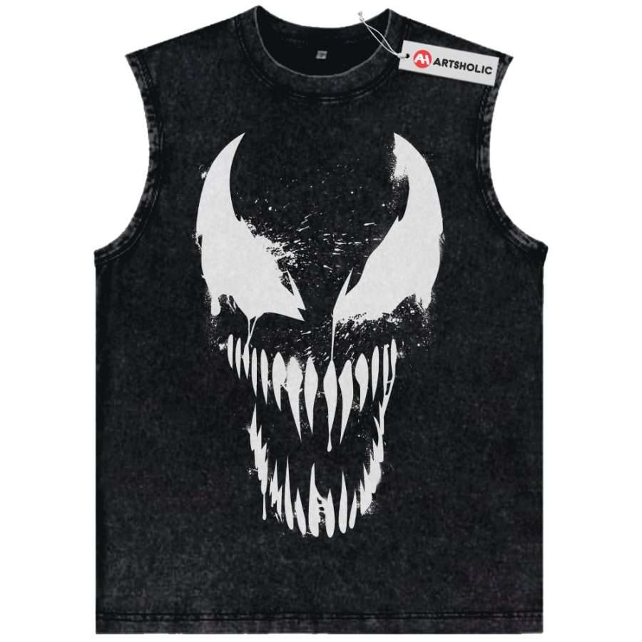 Alternative view of Venom Tank Top, Marvel Comics Tank Top, Vintage Tank Top