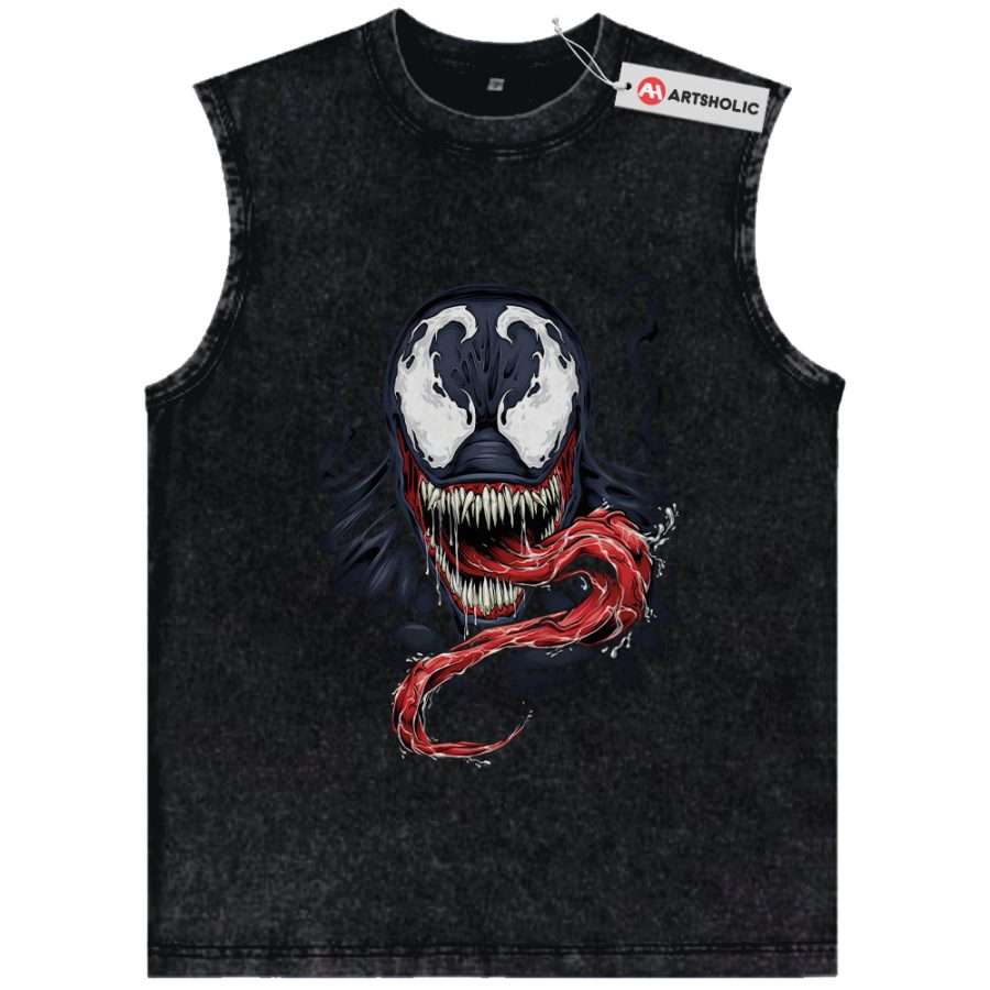 Alternative view of Venom Tank Top, Marvel Comics Tank Top, Vintage Tank Top