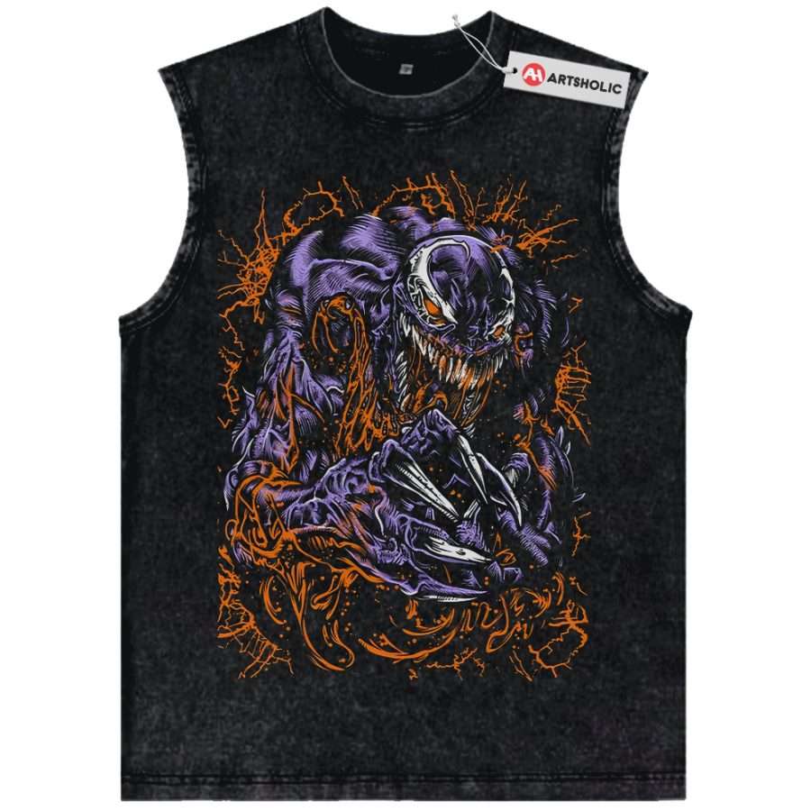 Alternative view of Venom Tank Top, Marvel Comics Tank Top, Vintage Tank Top