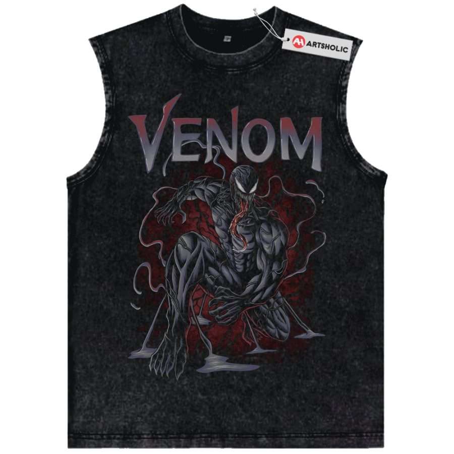 Alternative view of Venom Tank Top, Marvel Comics Tank Top, Vintage Tank Top