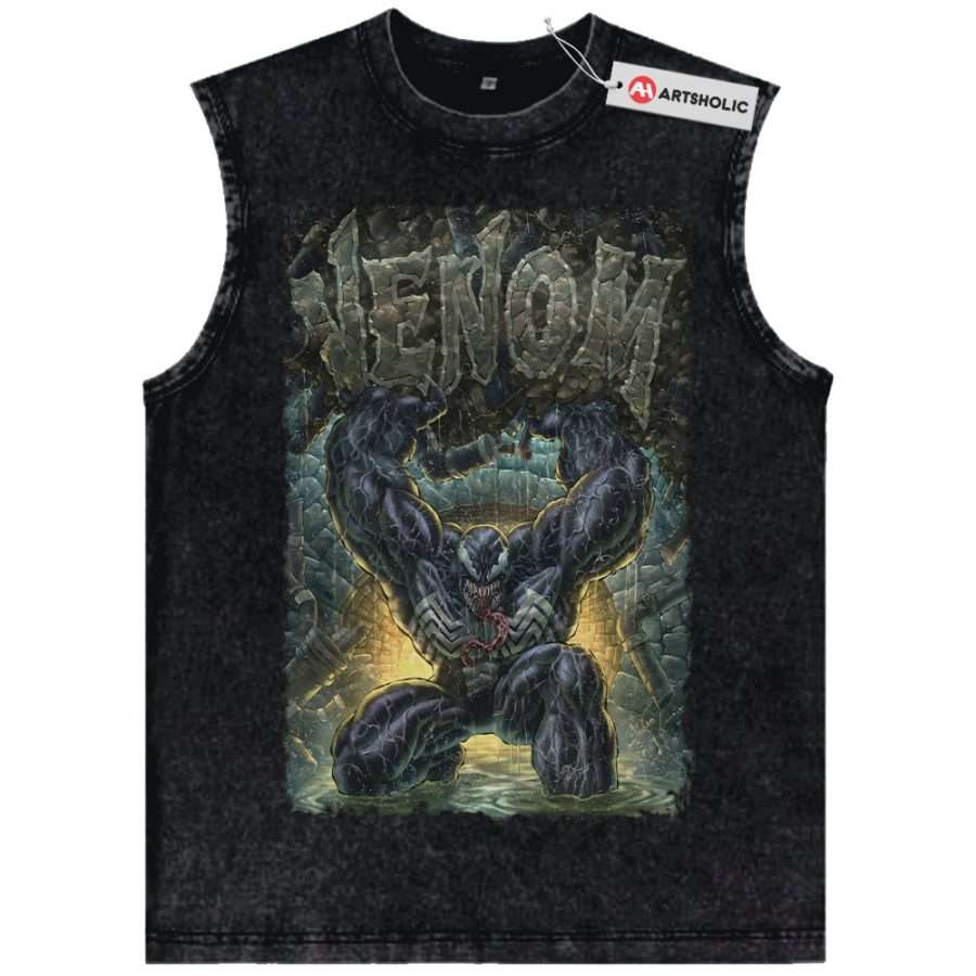 Alternative view of Venom Tank Top, Marvel Comics Tank Top, Vintage Tank Top