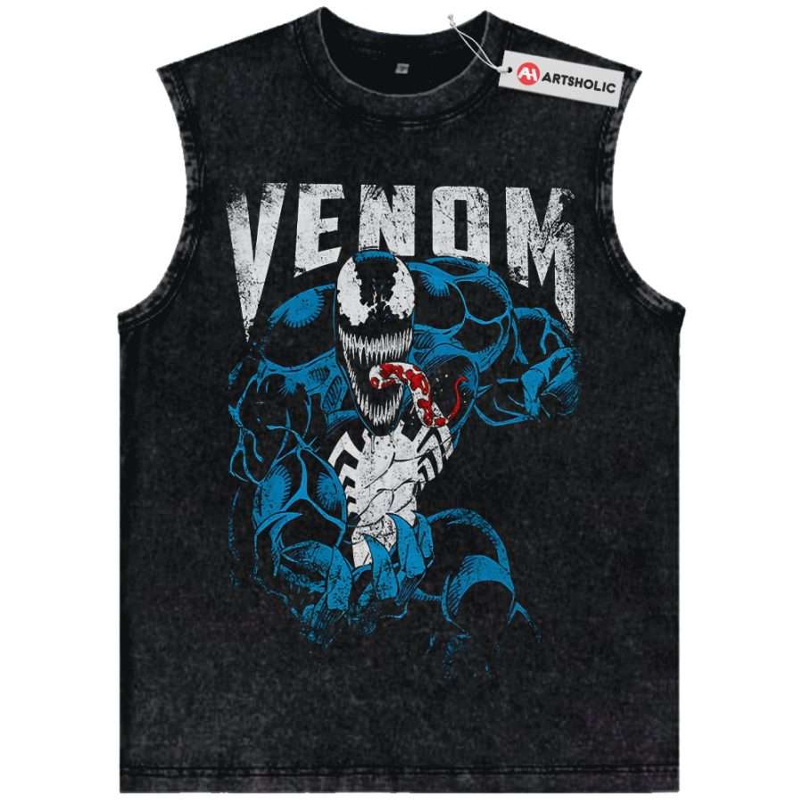 Alternative view of Venom Tank Top, Marvel Comics Tank Top, Vintage Tank Top
