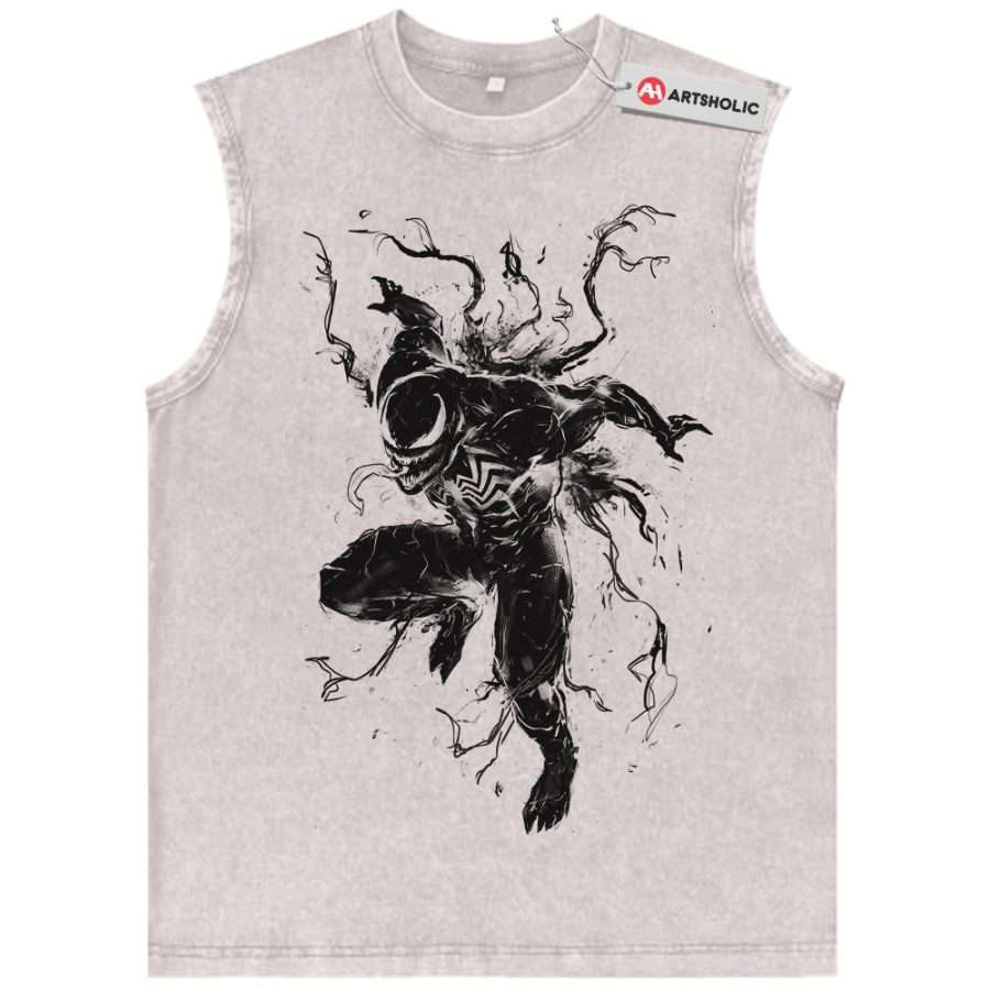 Alternative view of Venom Tank Top, Marvel Comics Tank Top, Vintage Tank Top