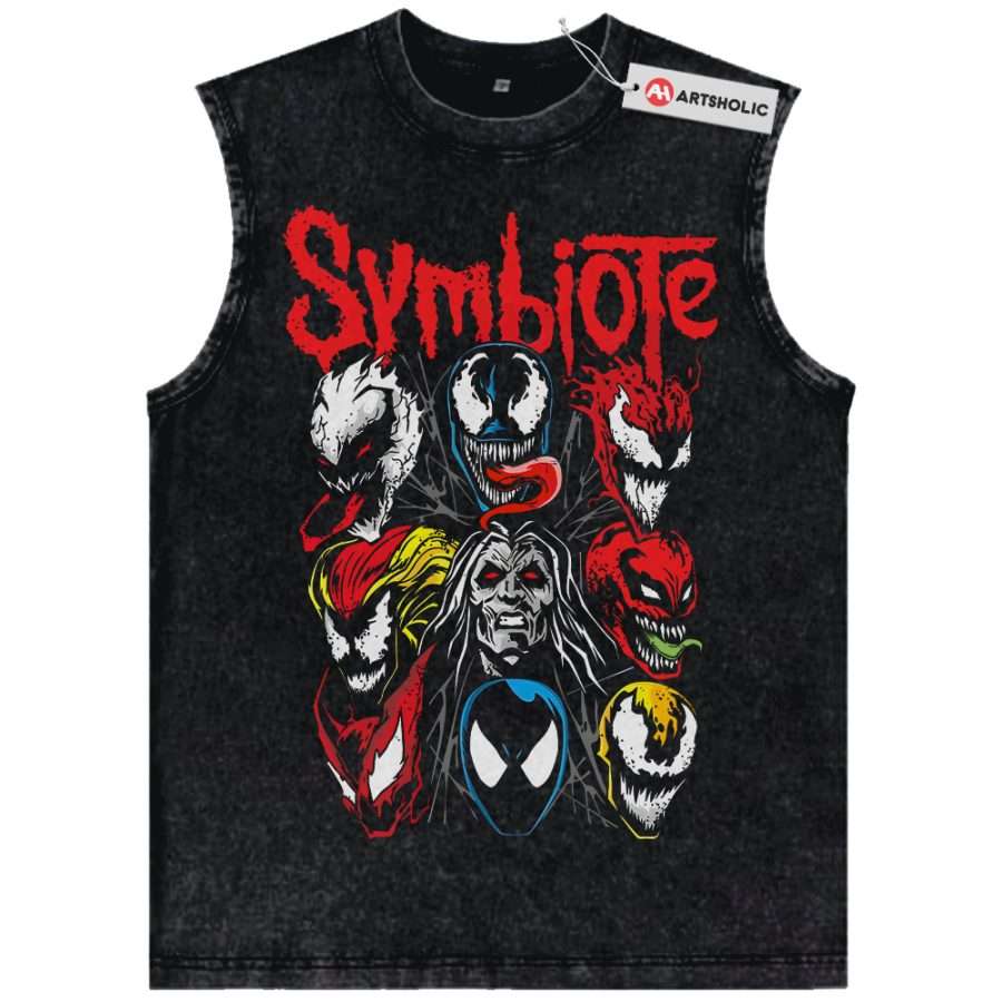 Alternative view of Venom Tank Top, Symbiotes Tank Top, Marvel Comics Tank Top, Vintage Tank Top