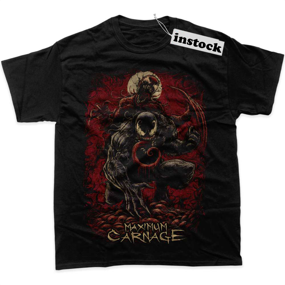 Venom vs Carnage Shirt, Marvel Comics Shirt, Graphic Tee