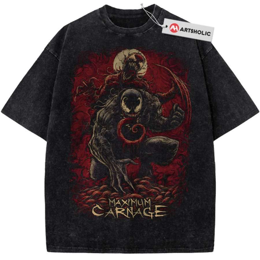 Alternative view of Venom vs Carnage Shirt, Marvel Comics Shirt, Vintage Tee