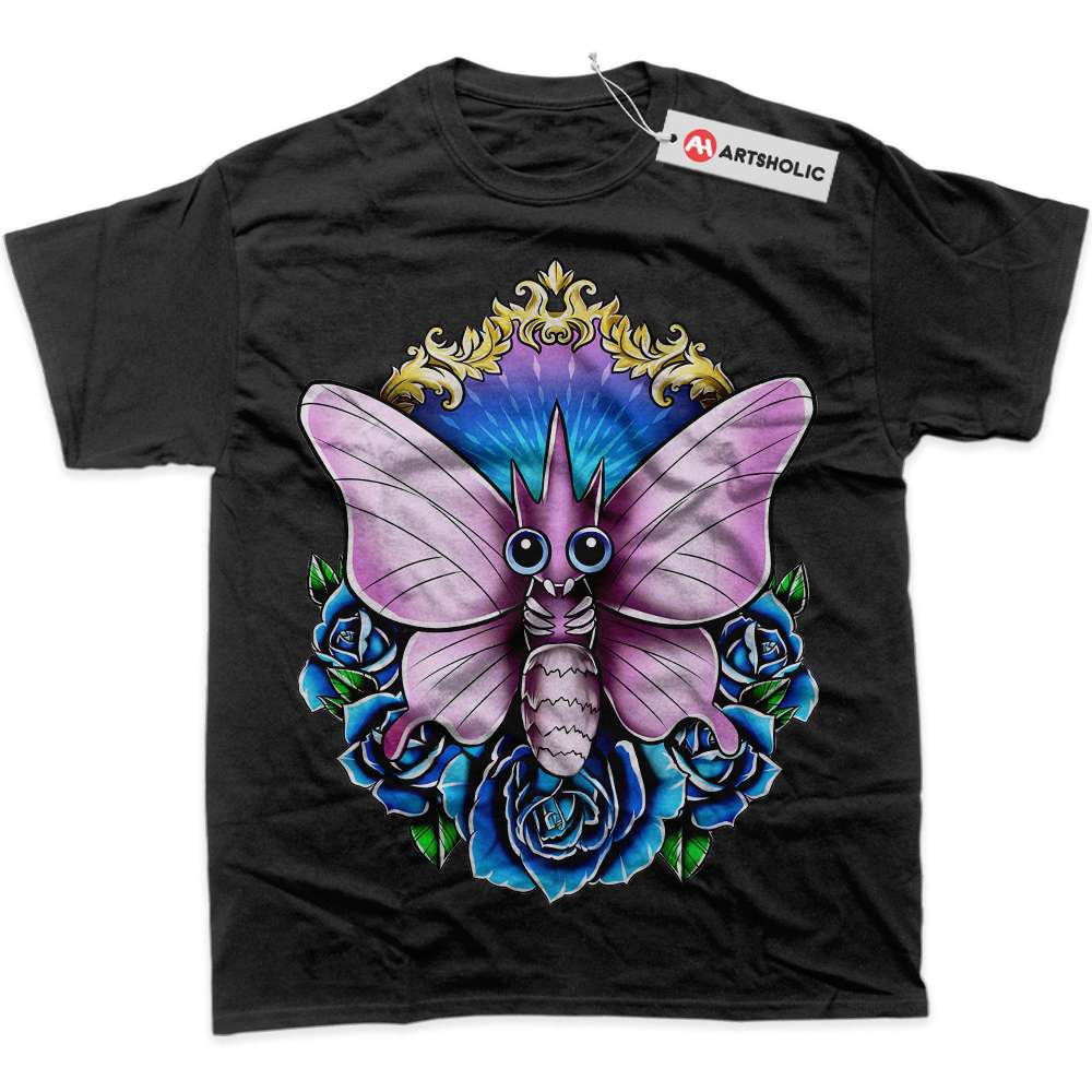 Alternative view of Venomoth Shirt, Pokemon Shirt, Anime Shirt, Graphic T-Shirt