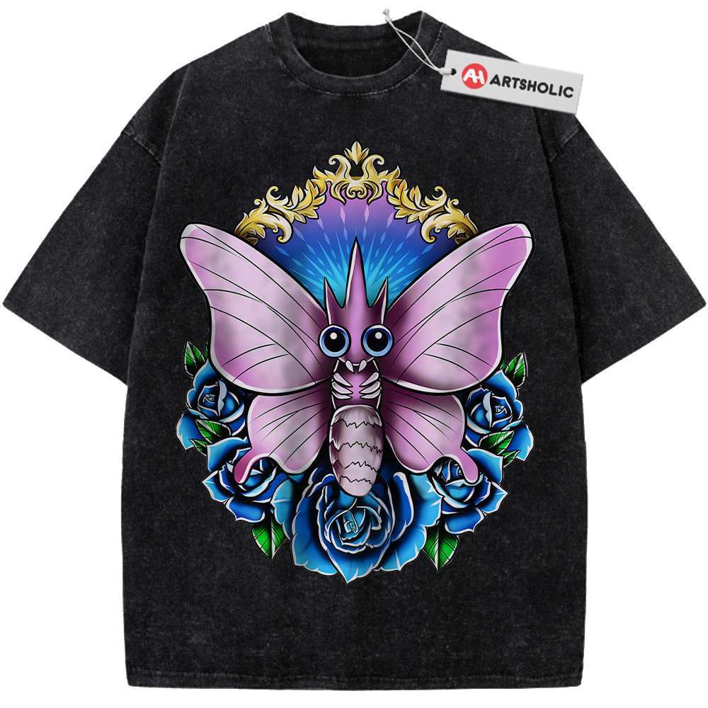Alternative view of Venomoth Shirt, Pokemon shirt, Anime Shirt, Vintage T-Shirt