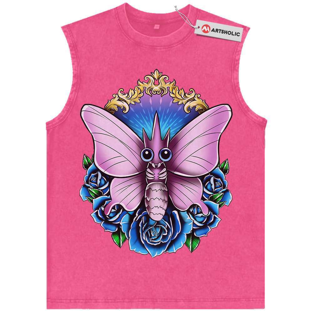 Venomoth Tank Top, Pokemon Tank Top, Anime Tank Top, Vintage Tank Top