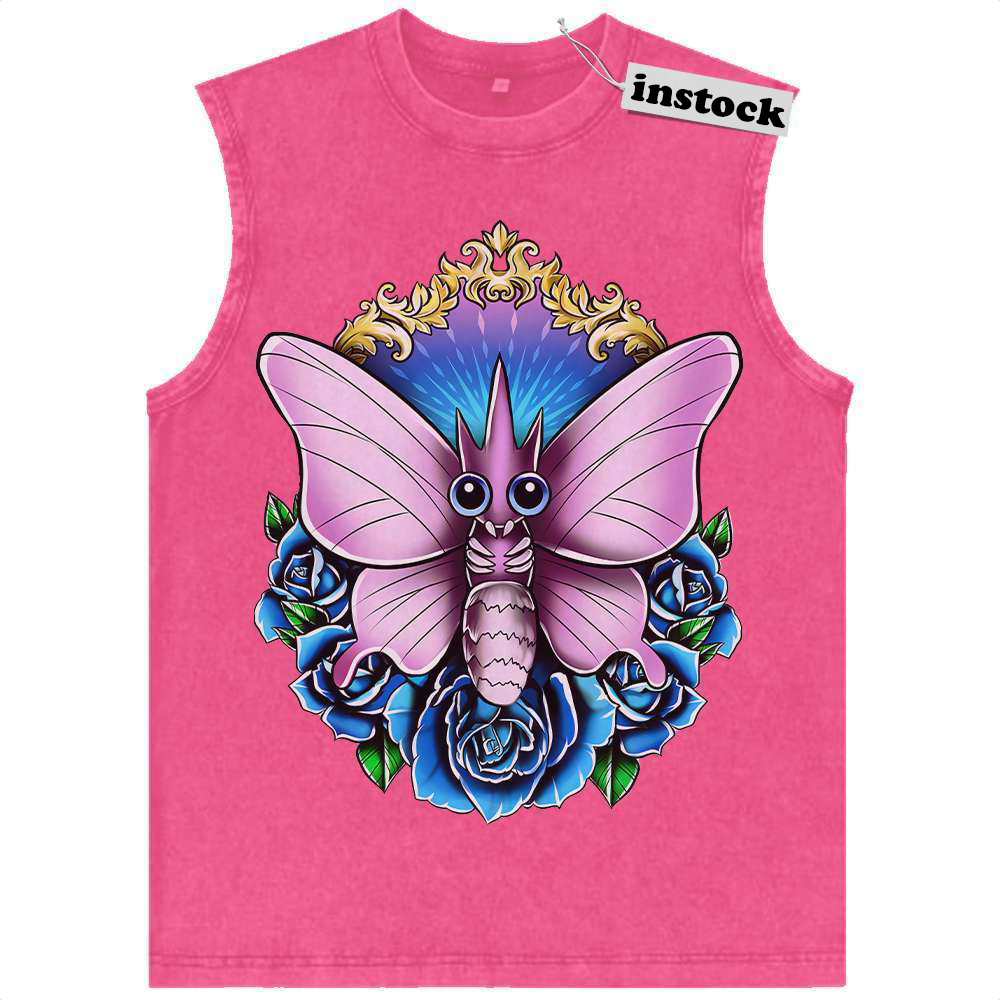 Venomoth Tank Top, Pokemon Tank Top, Anime Tank Top, Vintage Tank Top