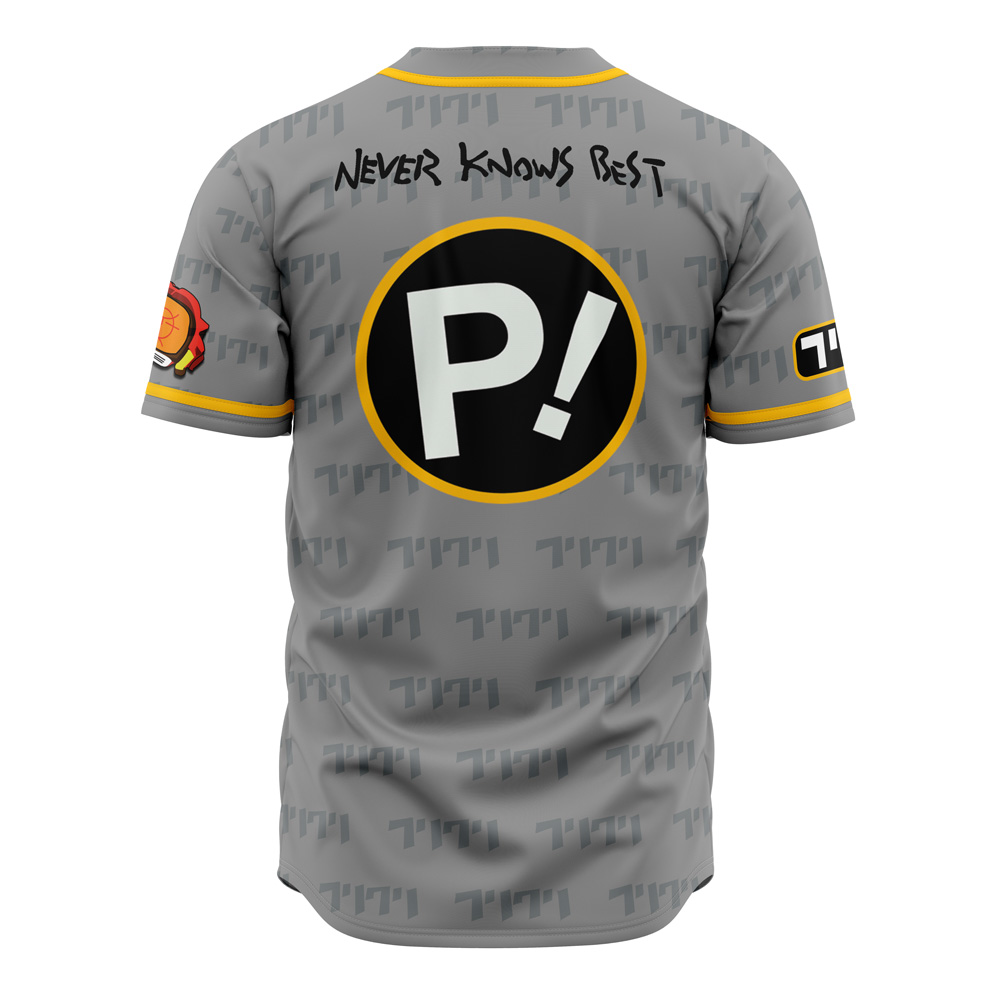Alternative view of Vibing FLCL Custom Baseball Jersey - Otaku Hall