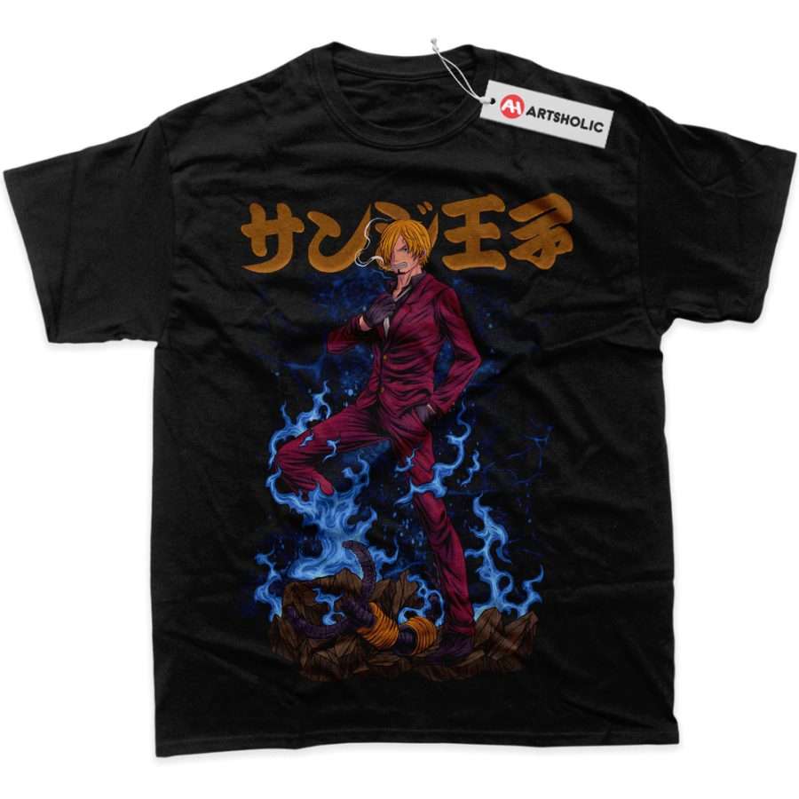 Alternative view of Vinsmoke Sanji Shirt, One Piece Shirt, Anime Shirt, Graphic T-Shirt