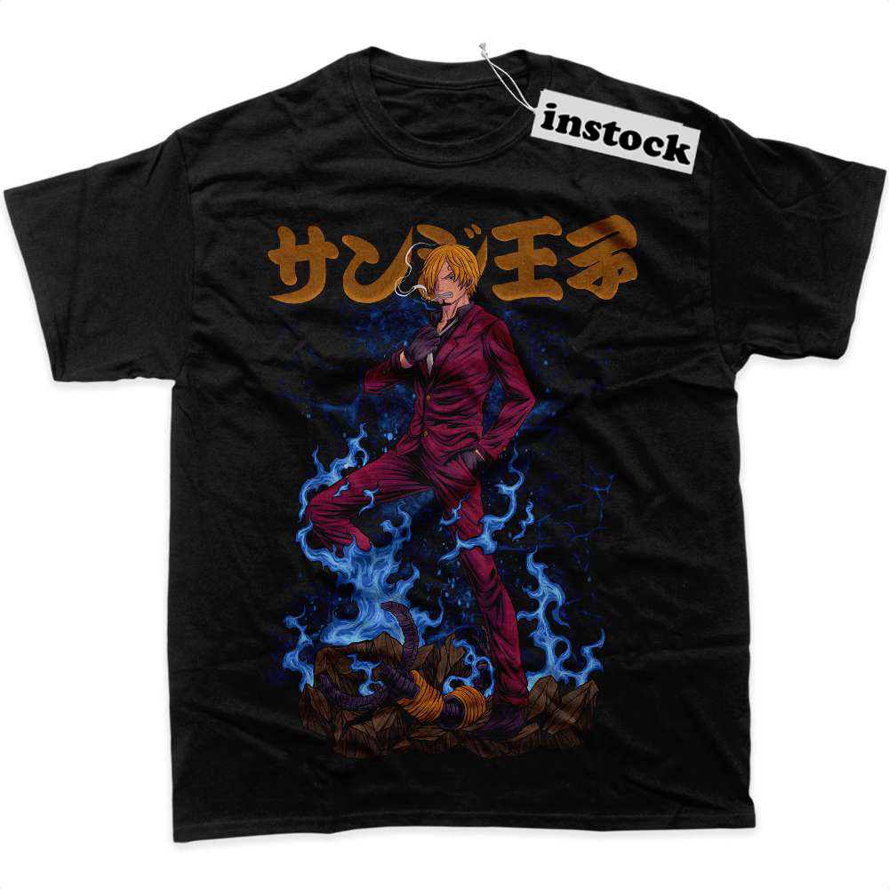 Vinsmoke Sanji Shirt, One Piece Shirt, Anime Shirt, Graphic T-Shirt