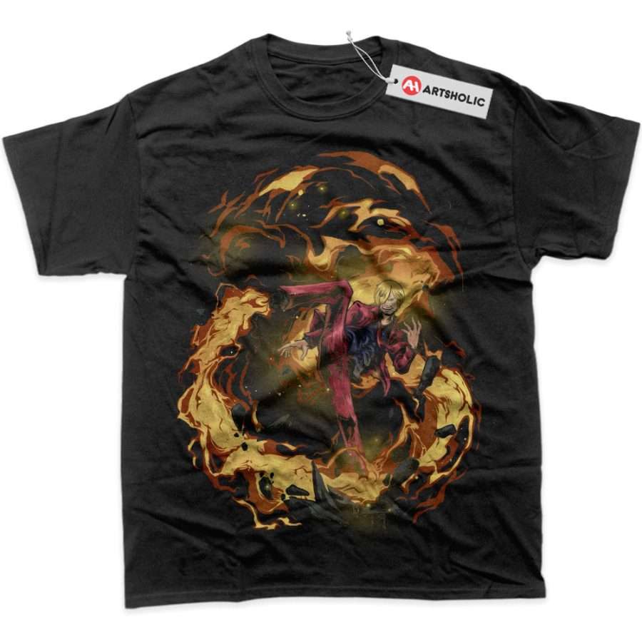 Alternative view of Vinsmoke Sanji Shirt, One Piece Shirt, Anime Shirt, Graphic Tee