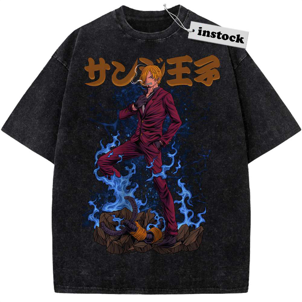 Vinsmoke Sanji Shirt, One Piece Shirt, Anime Shirt, Vintage T-Shirt