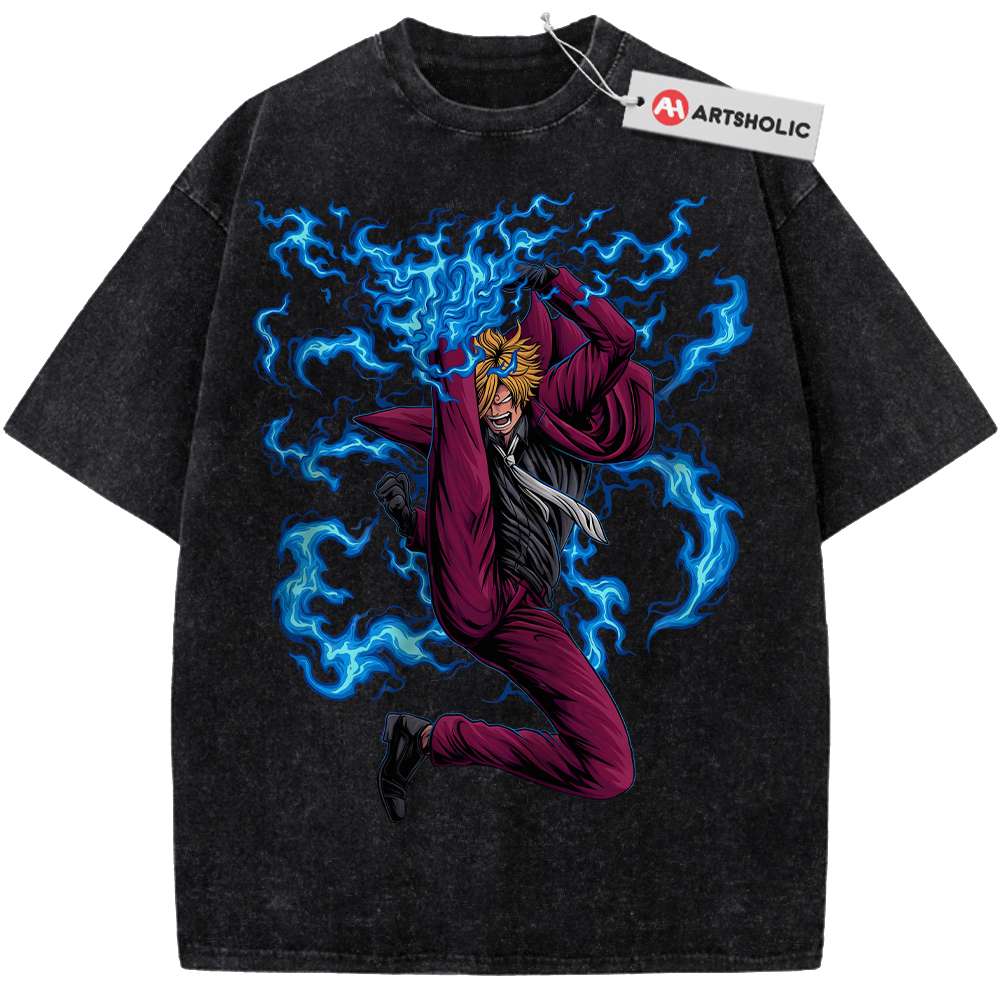 Alternative view of Vinsmoke Sanji Shirt, One Piece Shirt, Anime Shirt, Vintage Tee