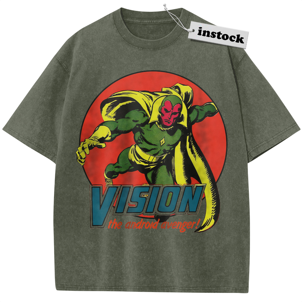 Vision Shirt, Marvel Comics Shirt, Vintage Tee