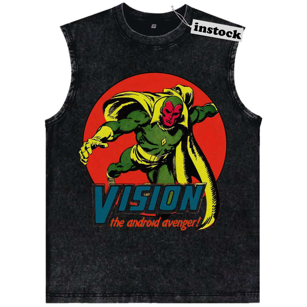 Vision Tank Top, Marvel Comics Tank Top, Vintage Tank Top