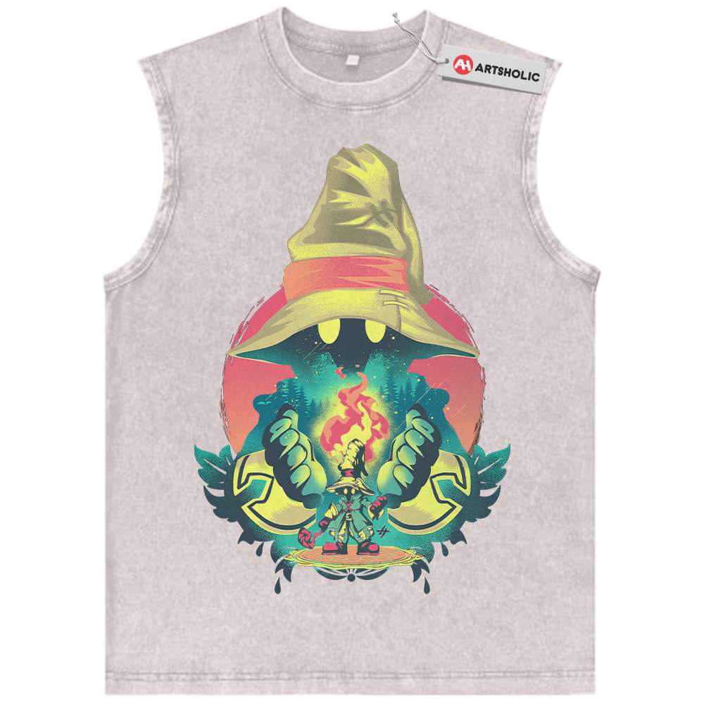 Alternative view of Vivi Ornitier Tank Top, Final Fantasy Tank Top, Game Tank Top, Vintage Tank Top