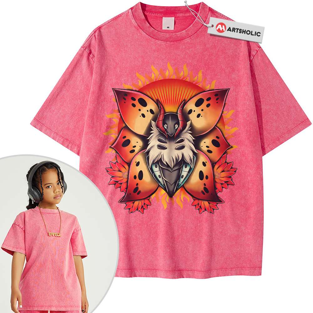 Volcarona Shirt For Kids, Pokemon Shirt For Kids, Anime Shirt For Kids, Vintage T-Shirt For Kids - Image 5
