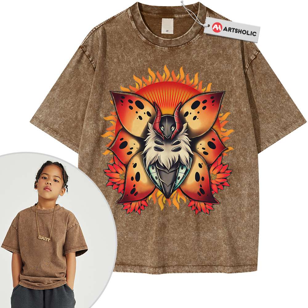 Volcarona Shirt For Kids, Pokemon Shirt For Kids, Anime Shirt For Kids, Vintage T-Shirt For Kids - Image 4