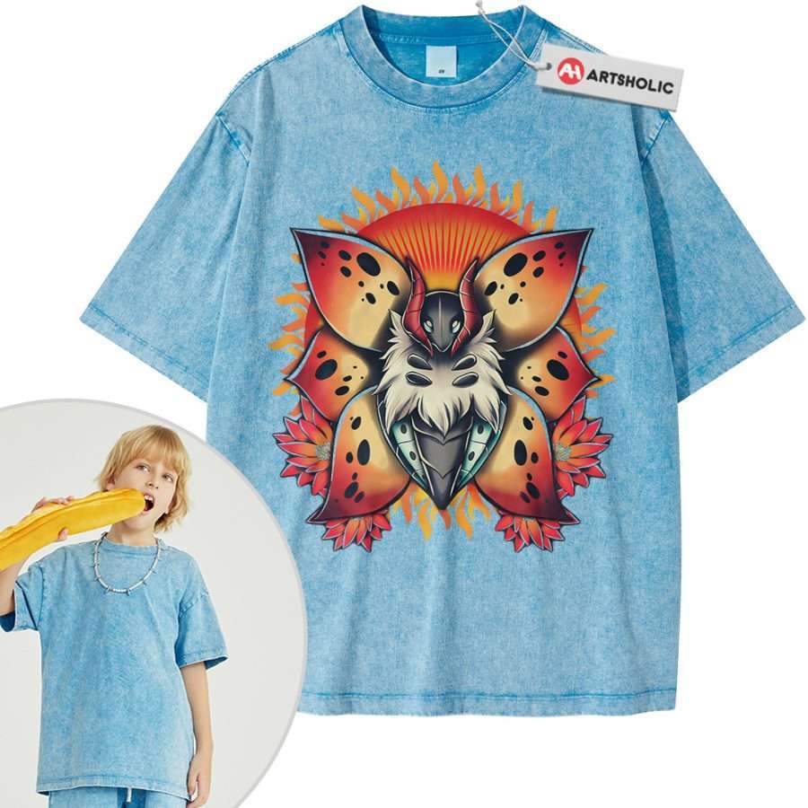 Volcarona Shirt For Kids, Pokemon Shirt For Kids, Anime Shirt For Kids, Vintage T-Shirt For Kids - Image 8