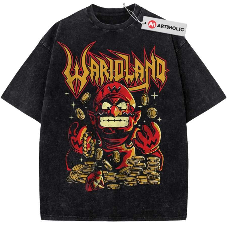 Alternative view of Wario Land: Super Mario Shirt, Game Shirt, Vintage T-Shirt