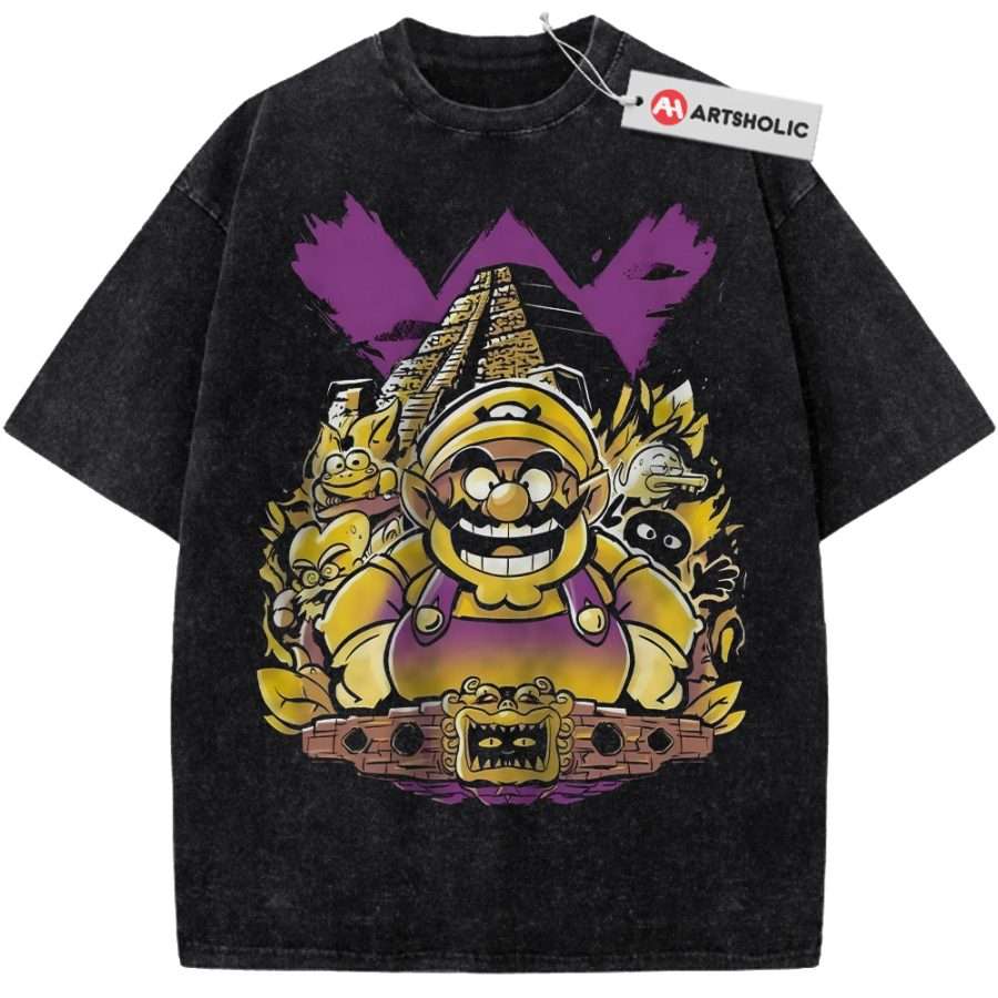 Alternative view of Wario Shirt, Super Mario Shirt, Game Shirt, Vintage T-Shirt