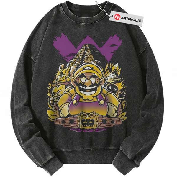 Wario Sweatshirt, Super Mario Sweatshirt, Game Sweatshirt, Vintage Sweatshirt