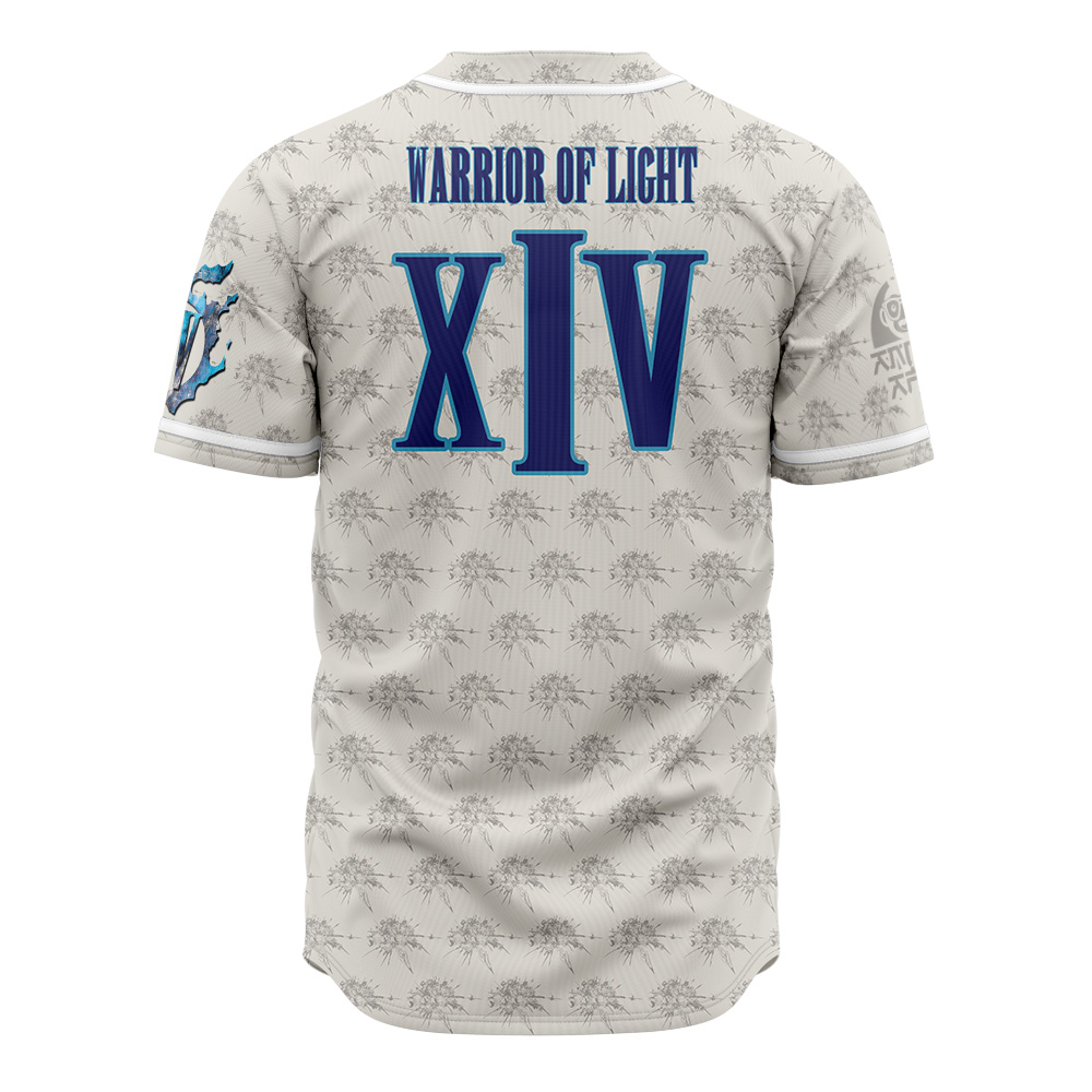 Alternative view of Warrior of Light Final Fantasy XIV Baseball Jersey