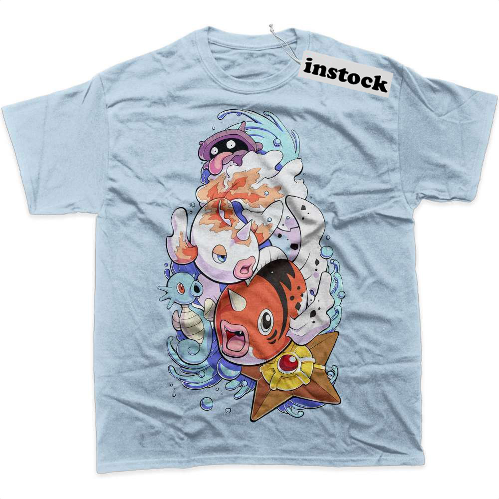 Water Class Shirt, Pokemon Shirt, Anime Shirt, Graphic T-Shirt