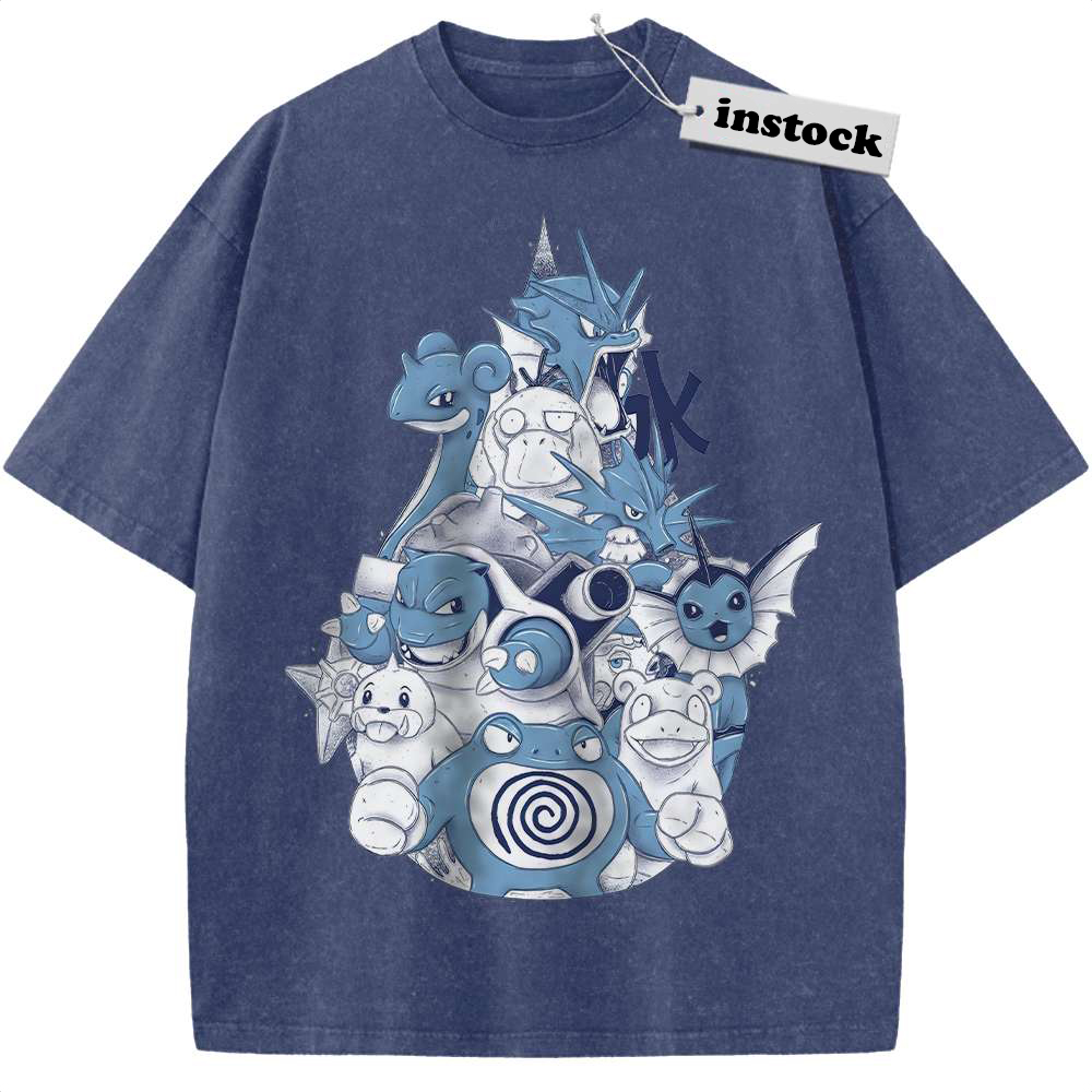 Water Class Shirt, Pokemon shirt, Anime Shirt, Vintage T-Shirt