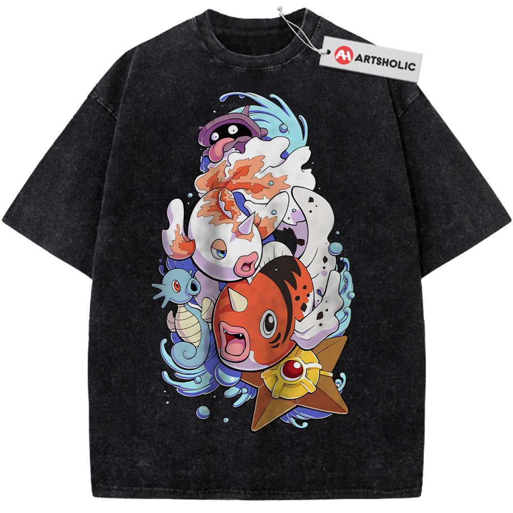 Alternative view of Water Class Shirt, Pokemon shirt, Anime Shirt, Vintage T-Shirt