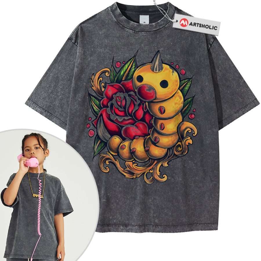 Weedle Shirt For Kids, Pokemon Shirt For Kids, Anime Shirt For Kids, Vintage T-Shirt For Kids - Image 10