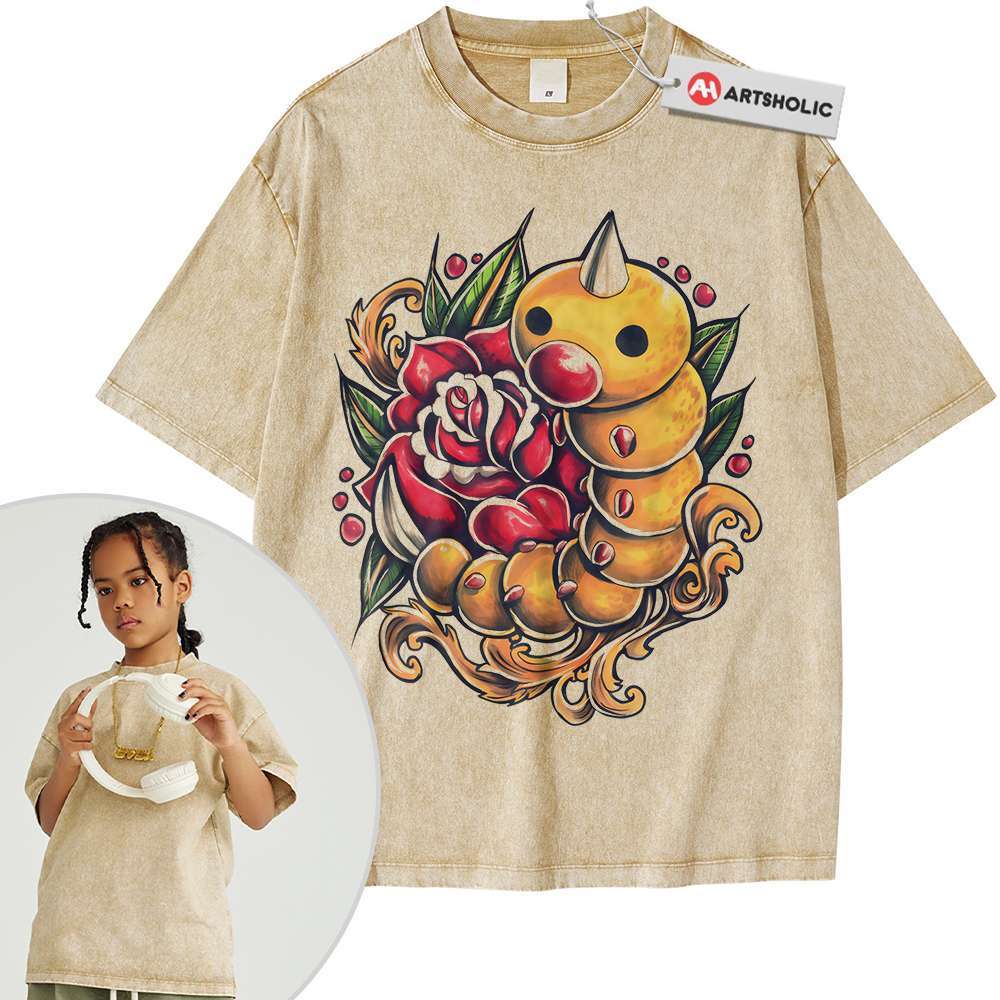 Alternative view of Weedle Shirt For Kids, Pokemon Shirt For Kids, Anime Shirt For Kids, Vintage T-Shirt For Kids