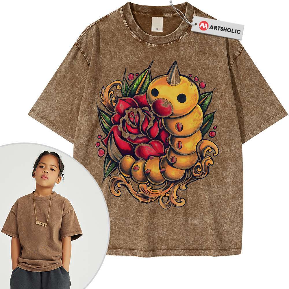 Weedle Shirt For Kids, Pokemon Shirt For Kids, Anime Shirt For Kids, Vintage T-Shirt For Kids