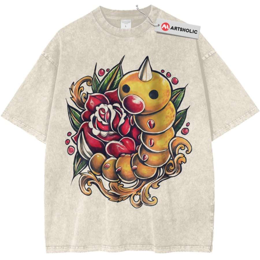 Alternative view of Weedle Shirt, Pokemon shirt, Anime Shirt, Vintage T-Shirt
