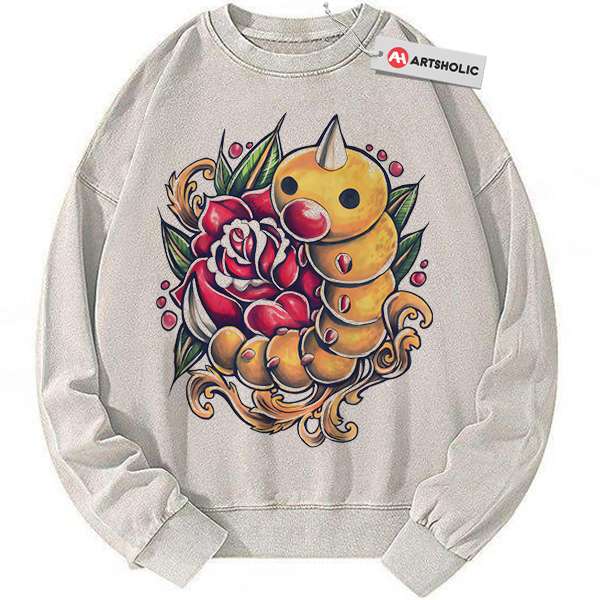 Weedle Sweatshirt, Pokemon Sweatshirt, Anime Sweatshirt, Vintage Sweatshirt