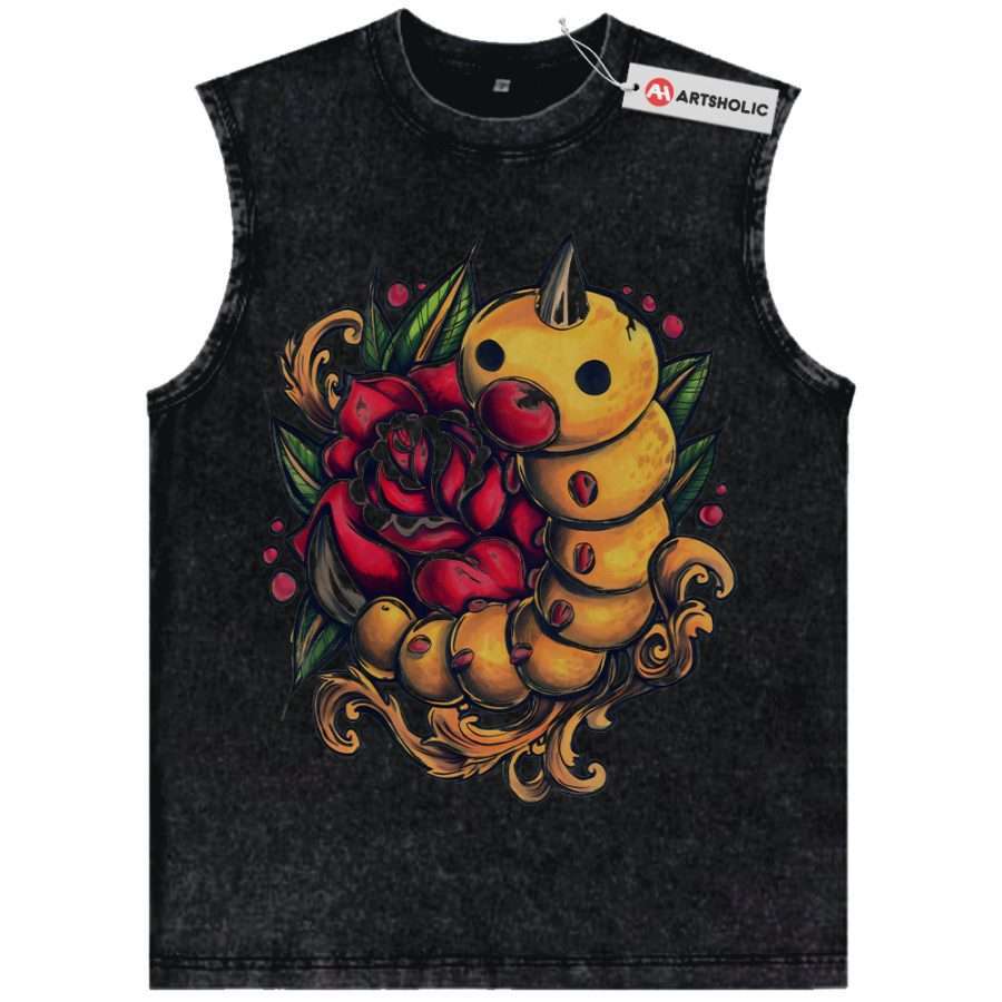 Alternative view of Weedle Tank Top, Pokemon Tank Top, PAnime Tank Top, Vintage Tank Top